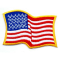 Stock American Flag Emblem